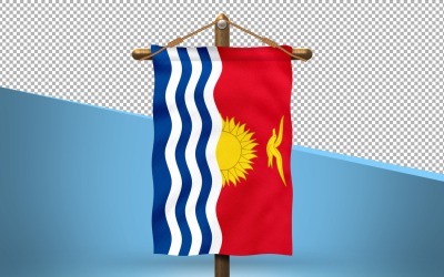 Kiribati Hang Flag Design Bakgrund