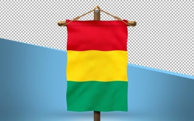 Priorità bassa di progettazione della bandiera di caduta della Guinea