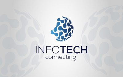 Informationstechnologie-Logo-Design