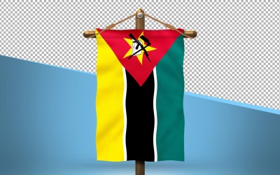 Moçambique Hang Flag Design Bakgrund