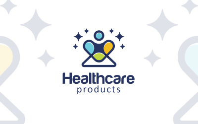 Modèle de conception de logo de soins de santé