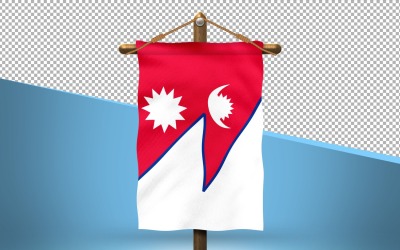Nepal Hang Flag Design-Hintergrund