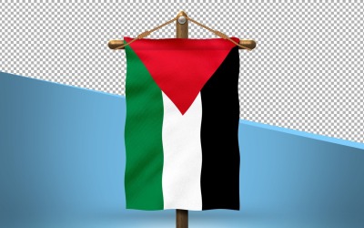 Palestinska hänga flagga design bakgrund
