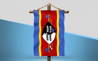 Swaziland Hang Flag Design Bakgrund