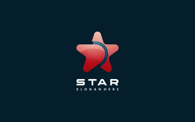 Création de logo dégradé étoile