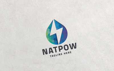 Nature Power Logotyp Mall