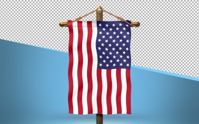 Stany Zjednoczone Ameryki powiesić tło projektu flagi