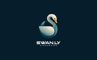 Swan Gradient Logo Styles