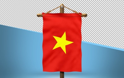 越南挂旗设计背景