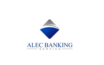 Bankacılık Hizmeti Logo tasarım şablonu
