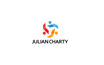 Charty Logo i szablon projektu papeterii