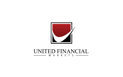 Modèle de conception de logo de marketing uni