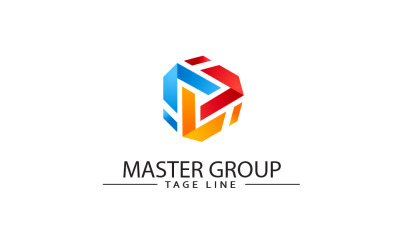 Modelo de Design de Logotipo Mestre do Grupo
