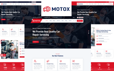 Motox - Шаблон HTML5 Услуги по ремонту автомобилей