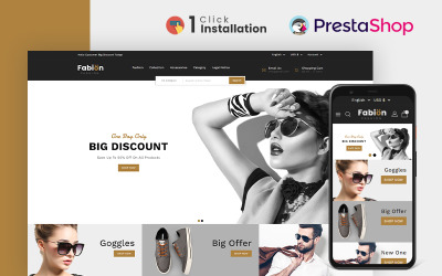 Plantilla de Prestashop para tienda de moda Fabion