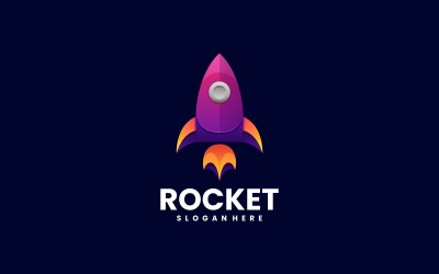 Rocket Gradient Logo Design