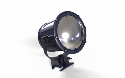 聚光灯 3D LowPoly 模型