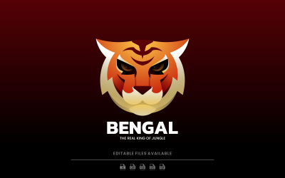 Bengal Kaplanı Gradyan Logosu