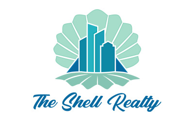 Il modello di logo di Shell Realty