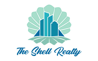 Le modèle de logo Shell Realty