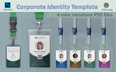 Corporate Identity Card Template
