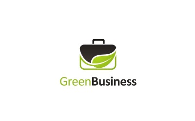 Diseño de logotipo de empresa de negocios verdes