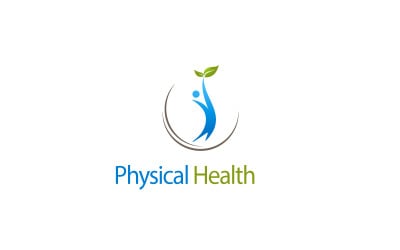 Modèle de conception de logo de forme physique