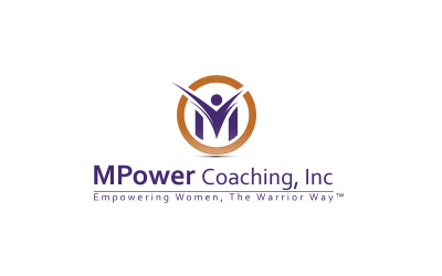 Písmeno M Power Coaching Logo Design