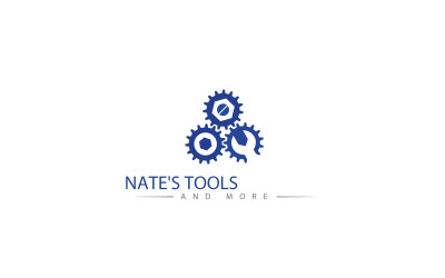 Plantilla de logotipo de herramienta de Nate