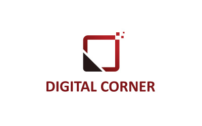 Шаблон дизайна логотипа Digital Box