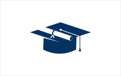 Plantilla de vector de posgrado simple