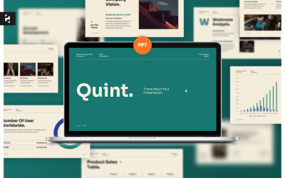 Modello PowerPoint Quint Pitch Deck