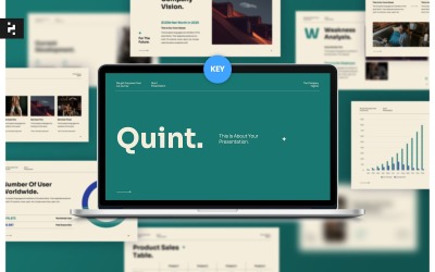 Quint Pitch Deck 主题演讲模板