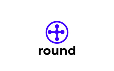 Connect Dot rond plat logo