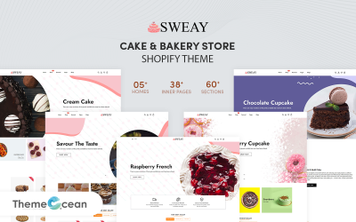 Sweay – motiv Shopify reagující na dorty a pekařství