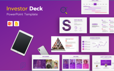 Modello PowerPoint per mazzo di investitori