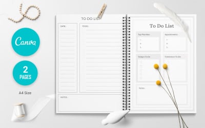 Canva To Do List Planner Template