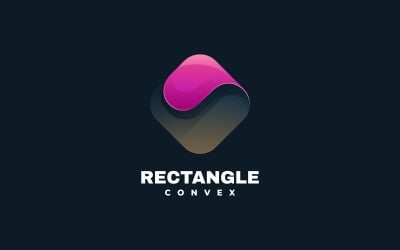 Logo-Stil mit rechteckigem Farbverlauf