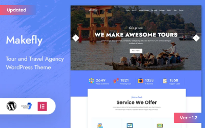 Makefly – Tour and Travel WordPress téma