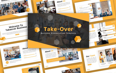 Takeover Business Mehrzweck-PowerPoint-Präsentationsvorlage