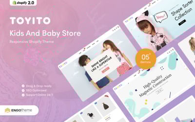 Toyito - 儿童和婴儿商店 Shopify 主题