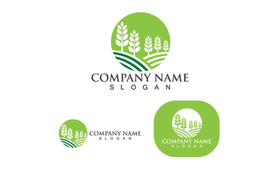 Ecología Logo Hoja De Verde Vector 1