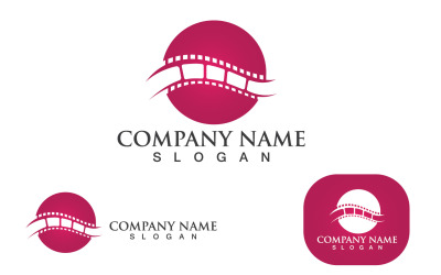 Film Icon Vector Illustration Template Design 1