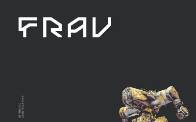 Frav Futuristic Tech Font