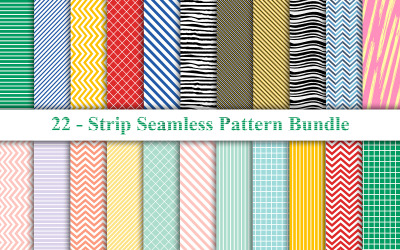 Strip Seamless Pattern Set, Strip Pattern, Strip Background