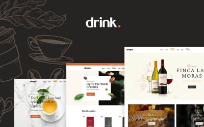 Wine - Магазин кофе, чая и напитков PrestaShop Theme