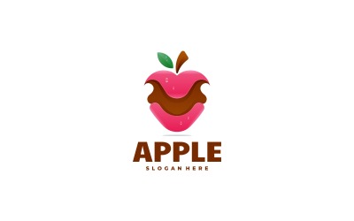 Design de logotipo Apple Gradiente