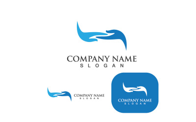 El Logo Ve Sembol Vektör Şablonu