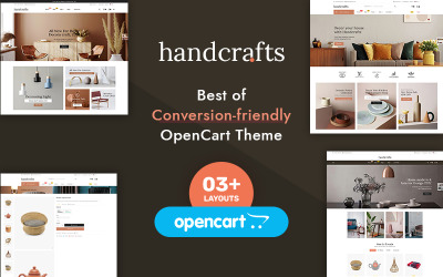 Artesanato - Tema responsivo para decoração de casa Opencart
