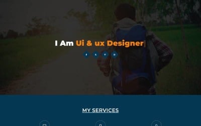 Crokgo è un modello di una pagina per portfolio personale